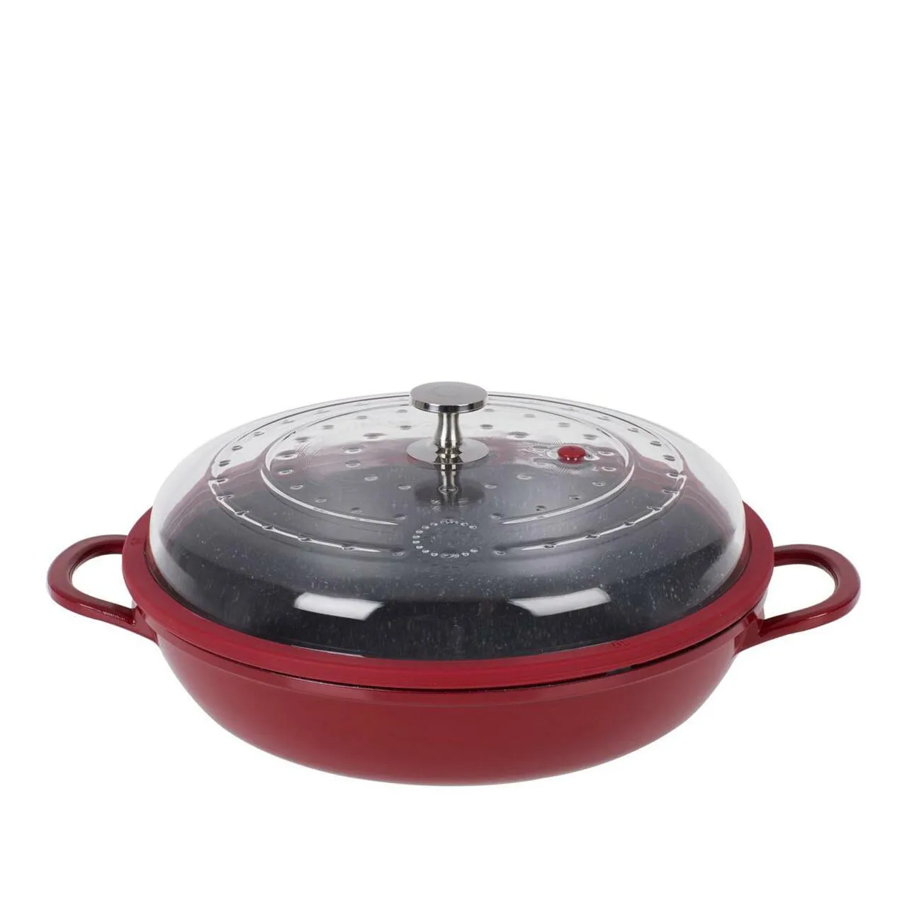 Curtis Stone 4-Quart Cast Aluminum Pan with Glass Lid (Refurbished)