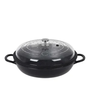 Curtis Stone 4-Quart Cast Aluminum Pan with Glass Lid (Refurbished)