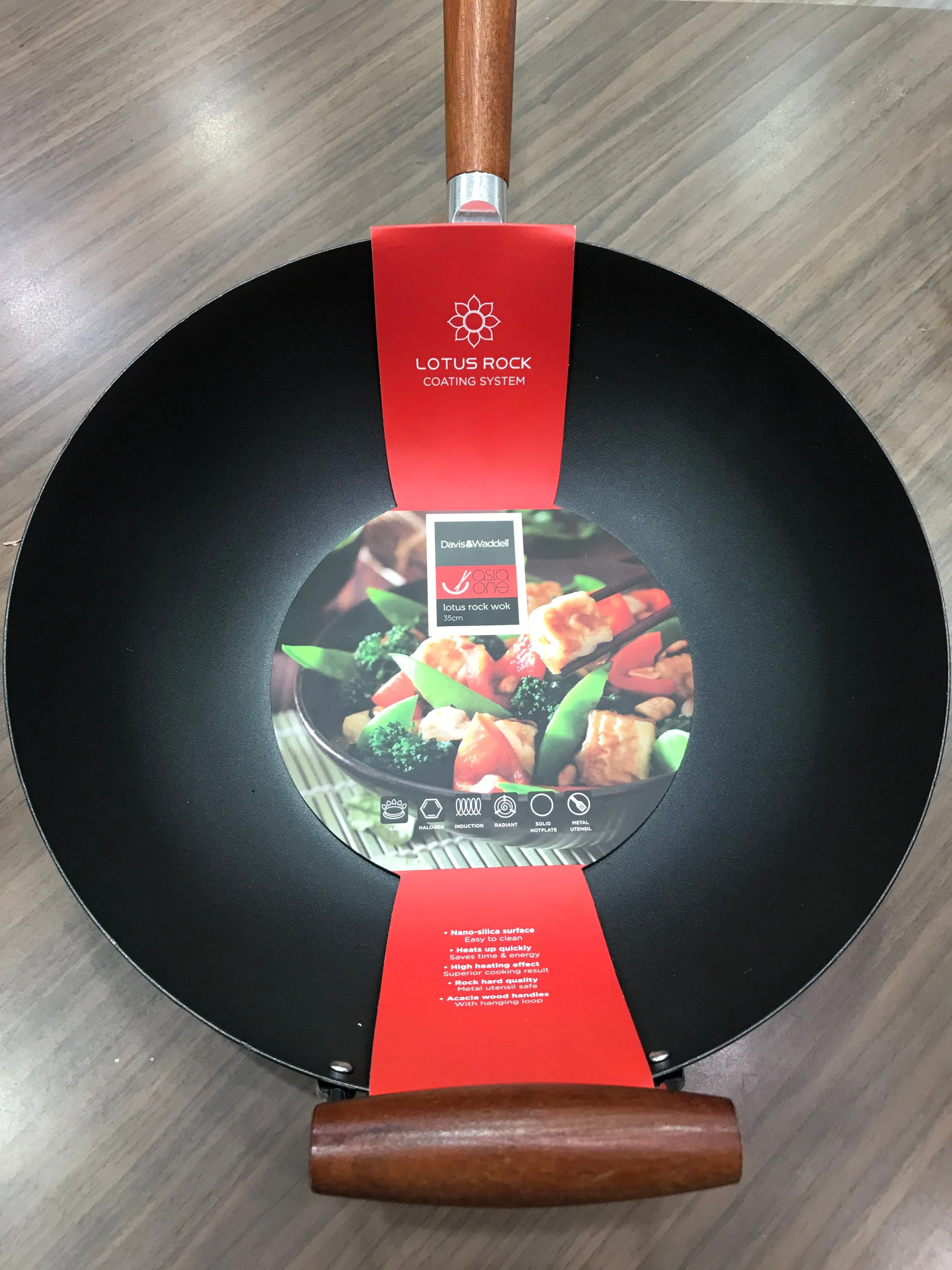 Davis & Waddell Lotus Rock Wok 35cm