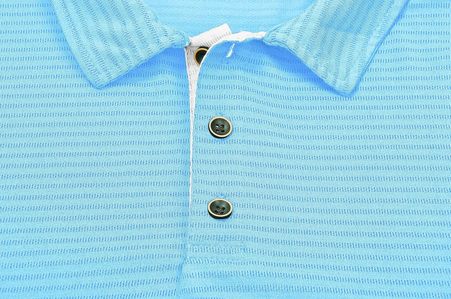 Derminpro Men's Lightweight Golf Polo Shirts Short/Long Sleeve Quick Dry Performance T-Shirts
