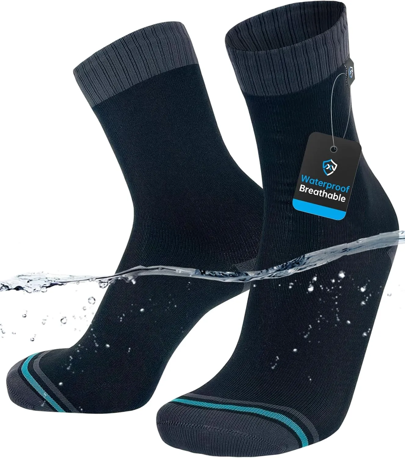 DexShell Waterproof Socks for Men & Women, Ultralite for Hiking Walking Outdoor Activities in Cold Wet Weather, Unisex Ankle