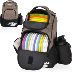 Disc Golf Bag,Durable Disc Golf Backpack Holds 25  Discs,Lightweight Frisbee Golf Bag with Mutiple Pockets,Disc Golf Accessories(Disc Not Included)