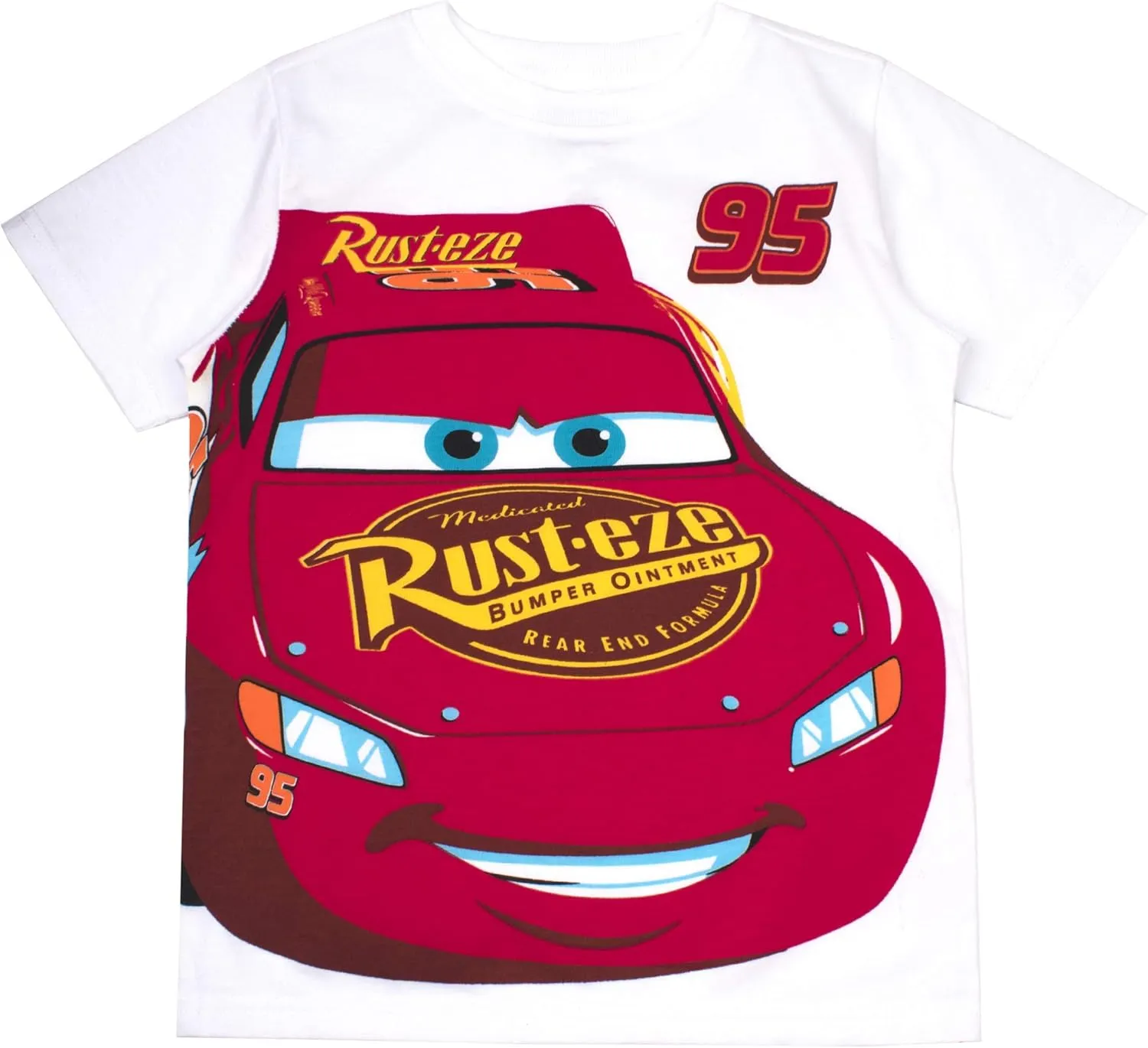 Disney Cars Lightning McQueen Boys 3 Pack Short Sleeve T-Shirt for Toddler and Big Kids