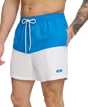 DKNY Men's Lightweight Quick Dry Volley UPF 40  Protection Swim Trunk