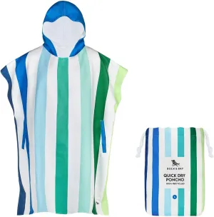 Dock & Bay Adult Poncho - Hooded Towel with Deep Pockets, Changing Robe - Quick Dry - Compact, Lightweight - Includes Bag