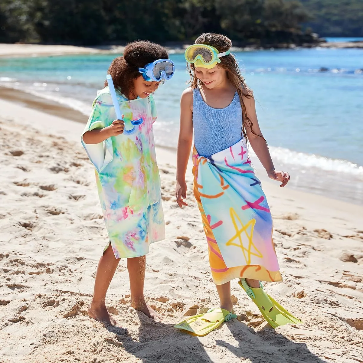Dock & Bay Beach Towel - Quick Dry, Sand Free - Compact, Lightweight - 100% Recycled - Includes Bag - Sand to Streets - Large (160x90cm, 63x35)