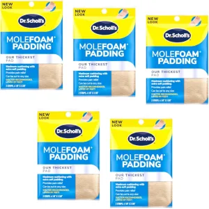 Dr. Scholl's Molefoam Padding 2 Each (Pack of 5)