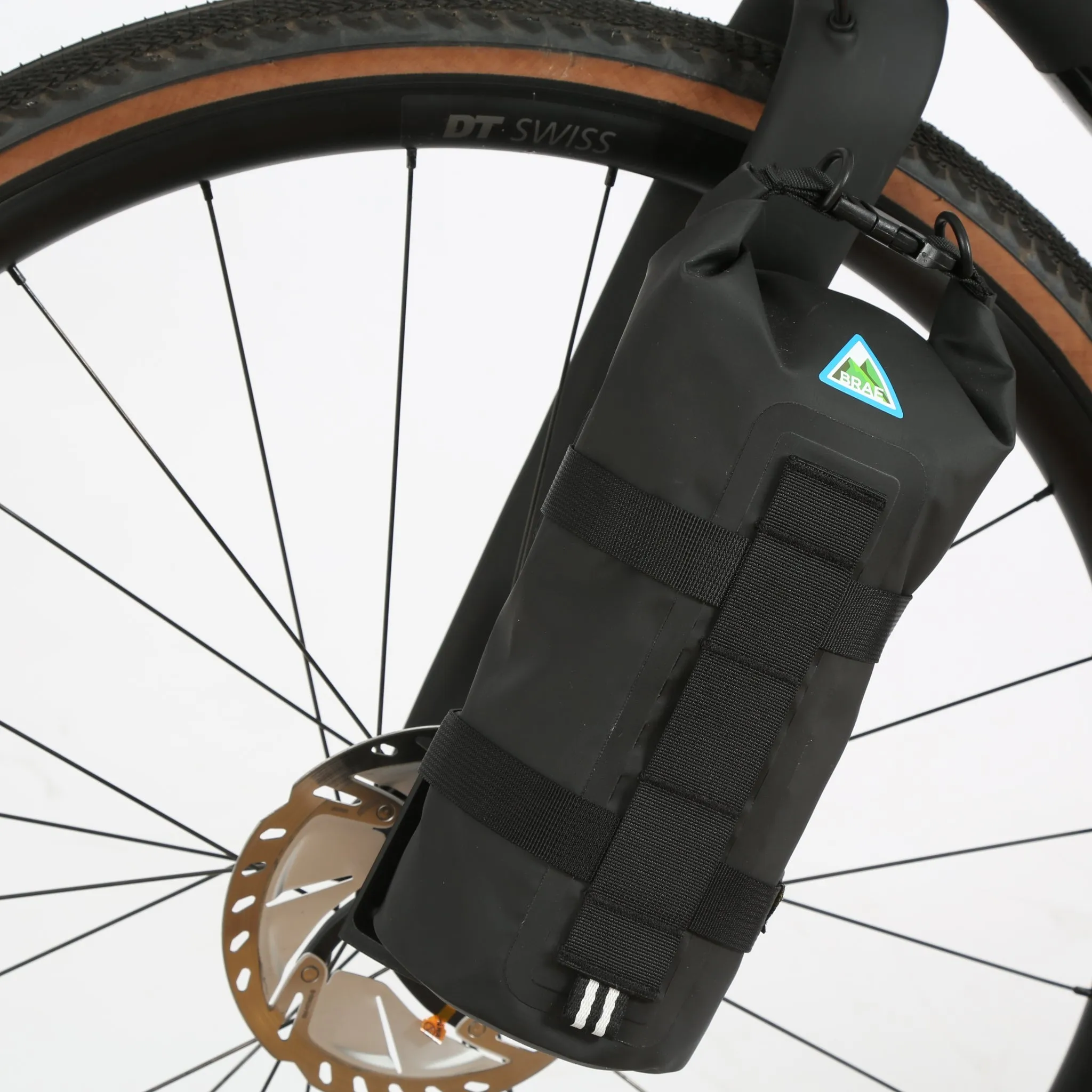 Drookit 3L Waterproof Anywhere Dry Bag with Straps for Bikepacking - Black