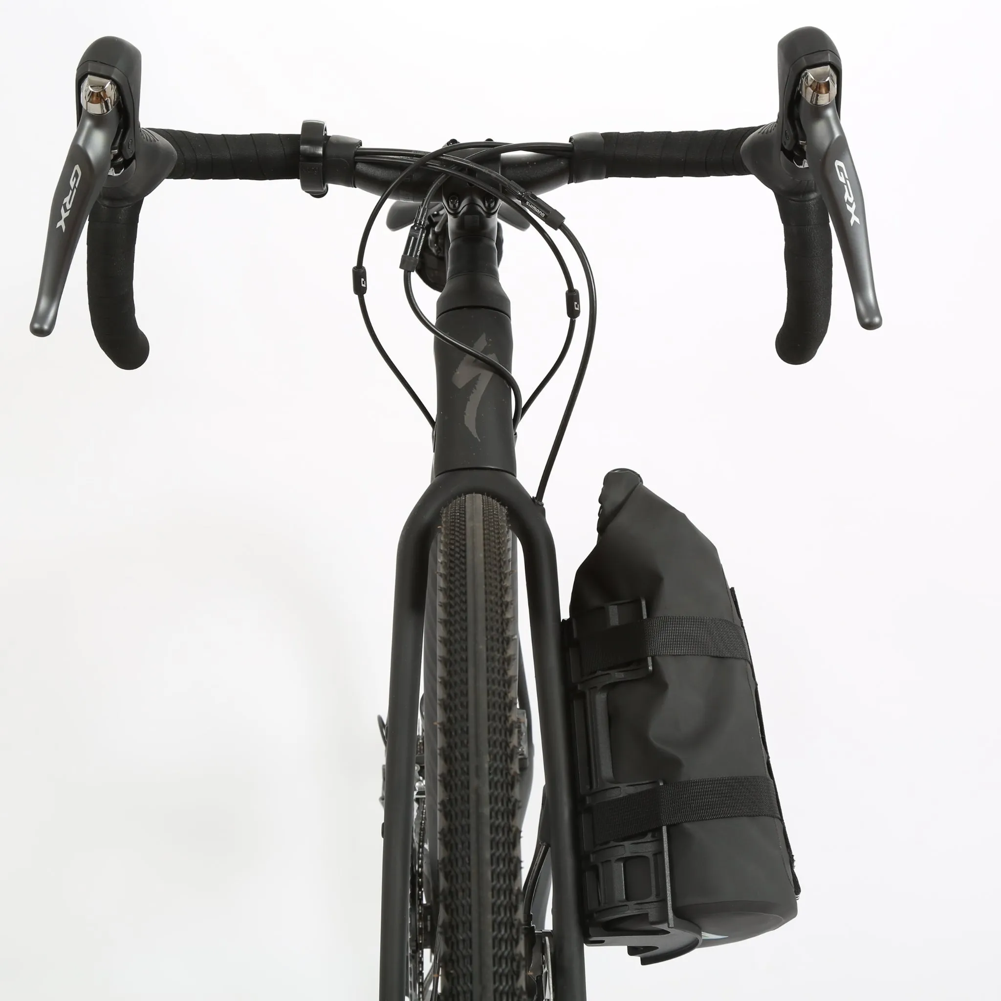 Drookit 3L Waterproof Anywhere Dry Bag with Straps for Bikepacking - Black