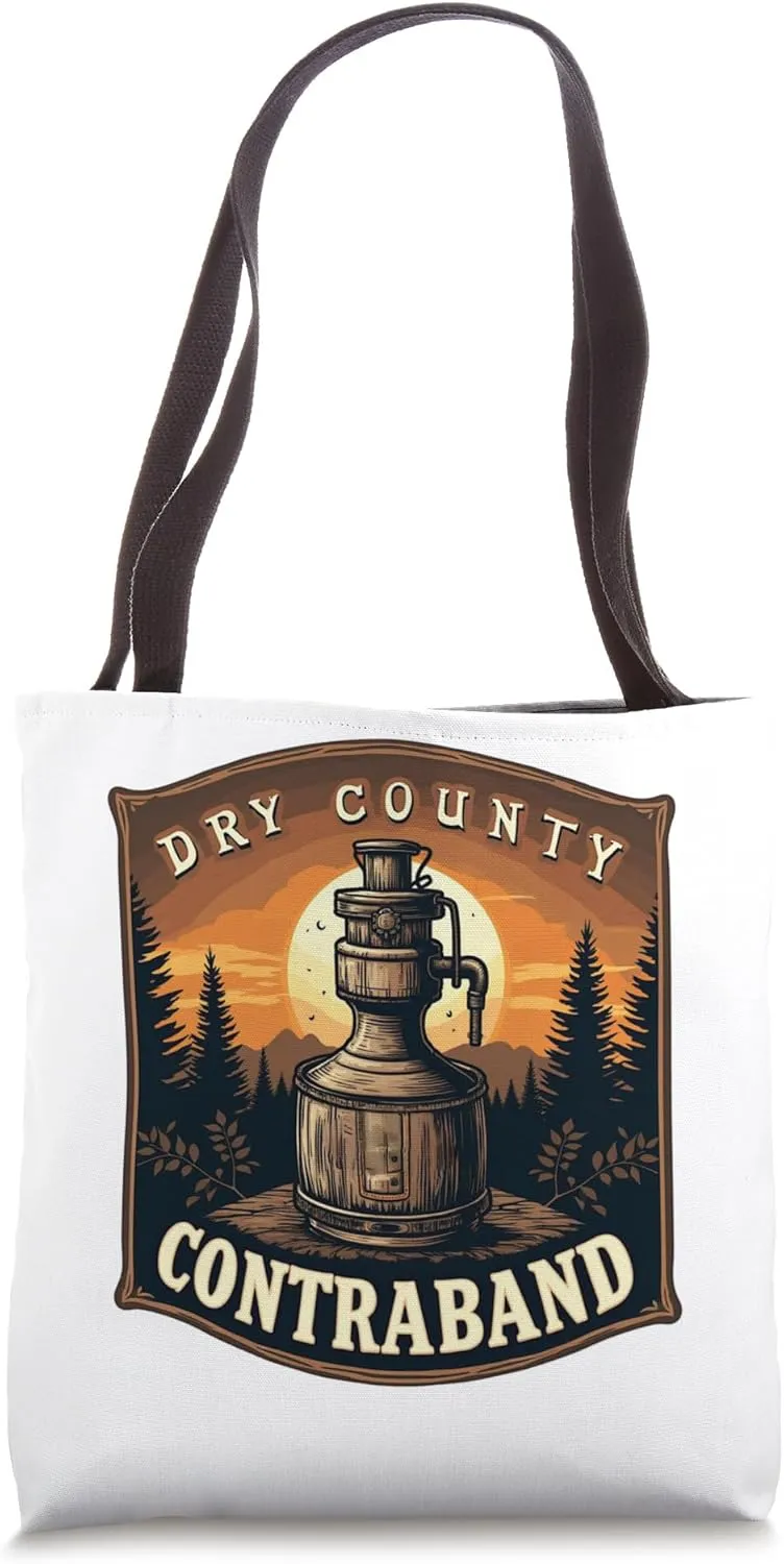 Dry County ContraBand logo Tote Bag