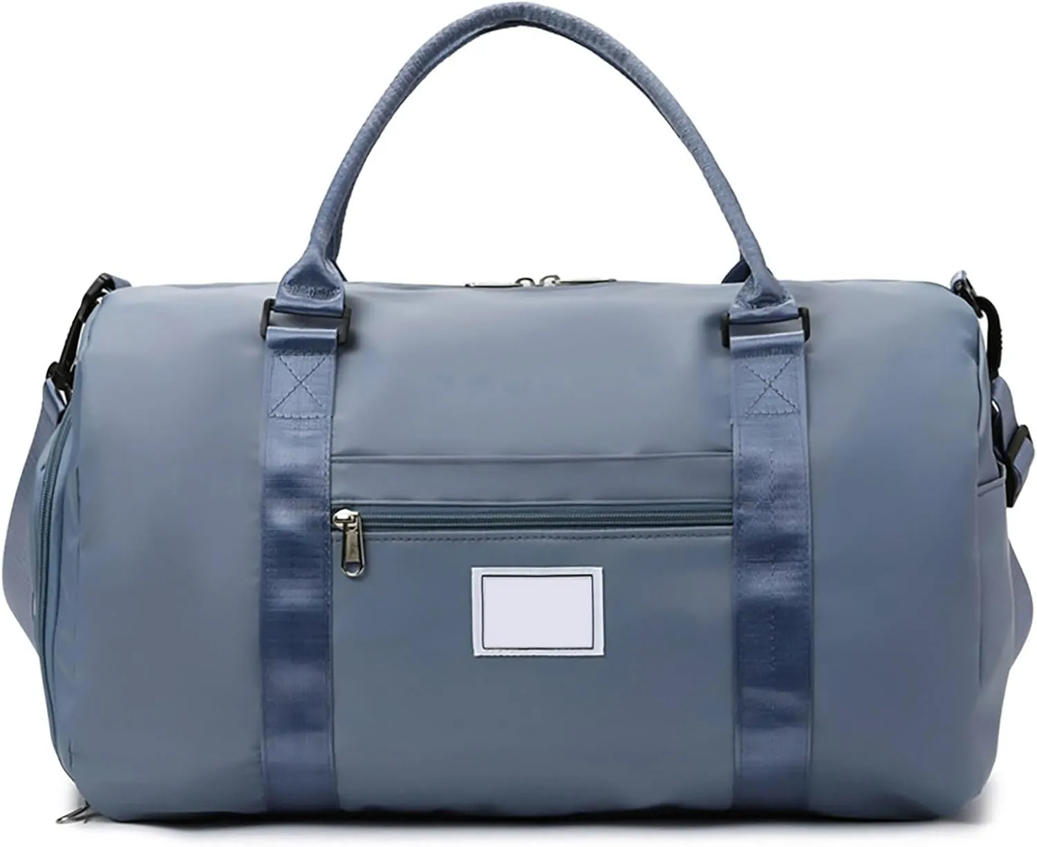 Duffle Bag with Wet/dry Compartment Waterproof Travel Shoe Large Capacity Dry Wet Separation Outdoor Weekender Overnight Gym Workout Luggage Suitcase Purple