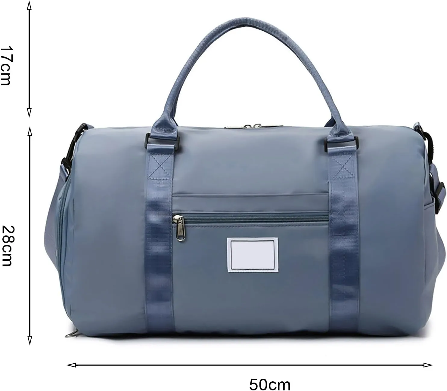 Duffle Bag with Wet/dry Compartment Waterproof Travel Shoe Large Capacity Dry Wet Separation Outdoor Weekender Overnight Gym Workout Luggage Suitcase Purple
