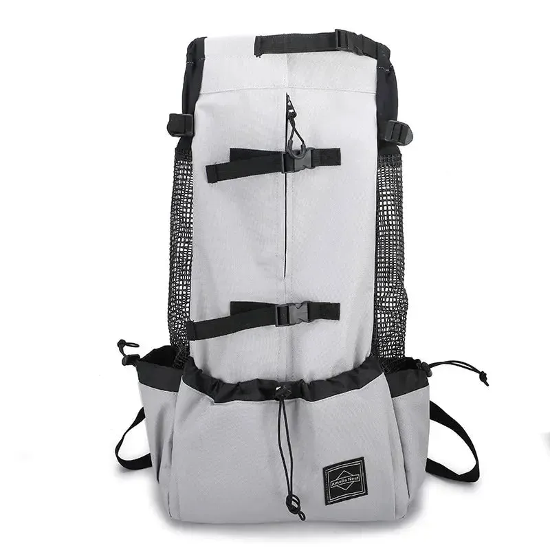 Durable Nylon Dog Carrier Backpack – Breathable Travel Bag for Pets