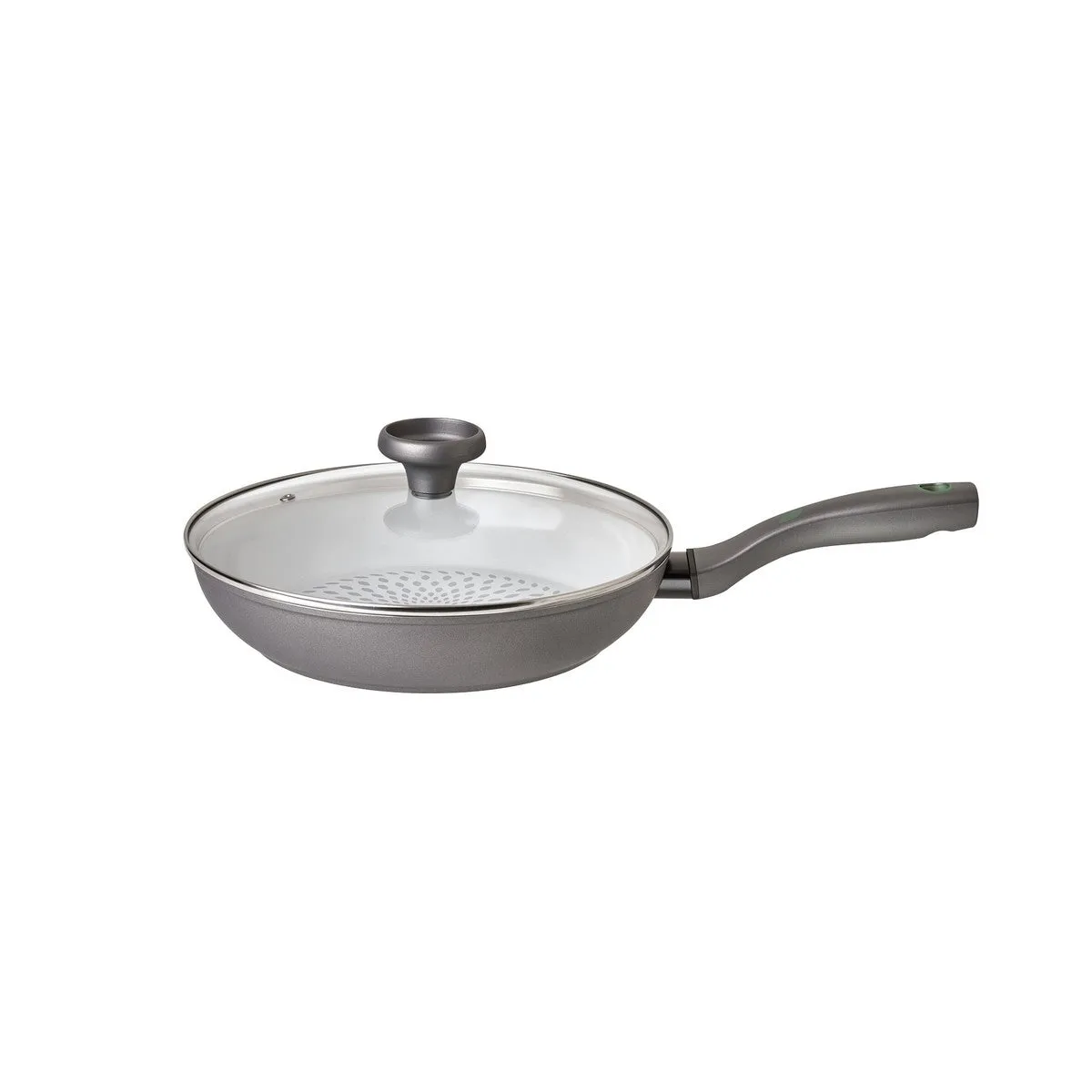 Earth Pan 28cm Ceramic Non-Stick Frying Pan with Lid