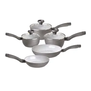 Earth Pan: Ceramic Non-Stick Saucepan & Frying Pan Set - 5 Piece
