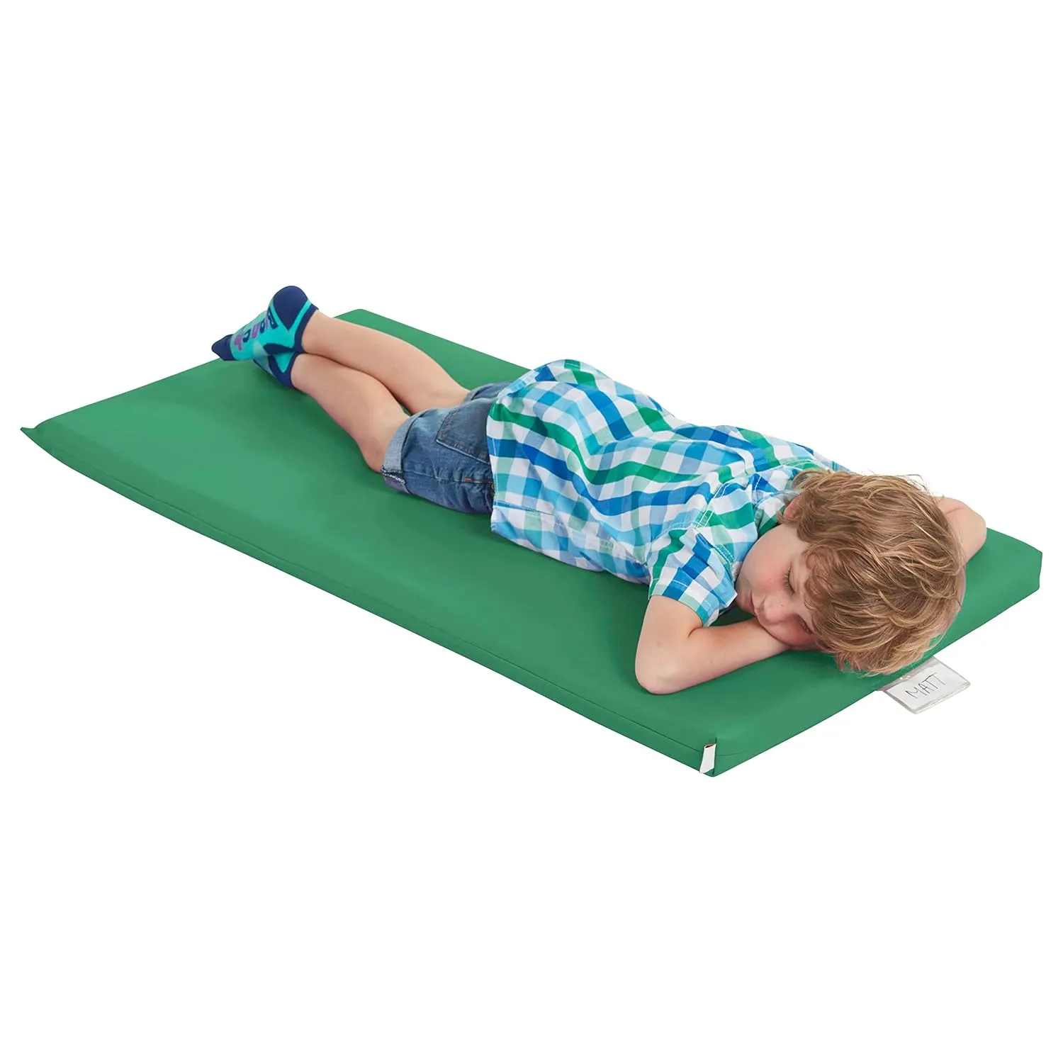 ECR4Kids SoftZone Rainbow Rest Mat, 2in, Sleeping Pad, Assorted, 5-Piece