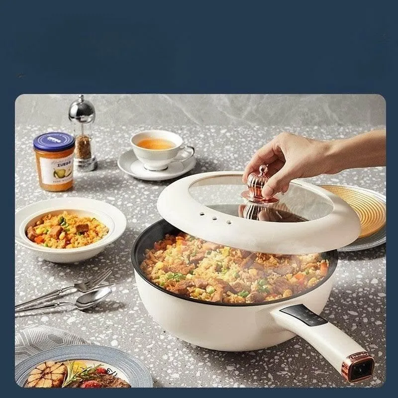 Electric Frying Pan - Nonstick Easy Cooker Skillet