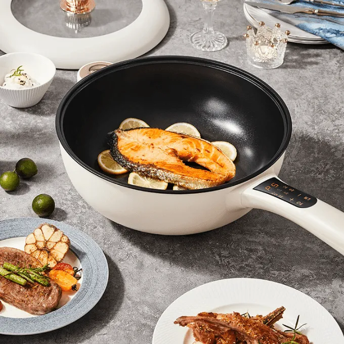 Electric Frying Pan - Nonstick Easy Cooker Skillet