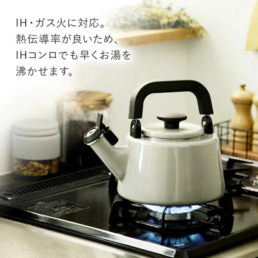 Enamel Whistle Kettle 2.1L CTN-2.1WK