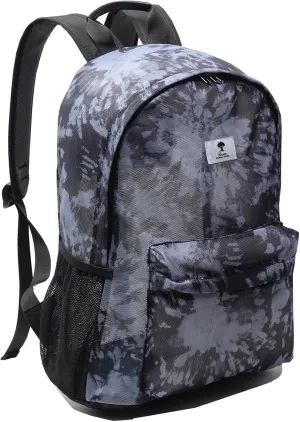 ESVAN Original Print Mesh Backpack Semi-Transparent Sackpack See Through Beach Bag Daypack Multi-Purpose Women Men Unisex