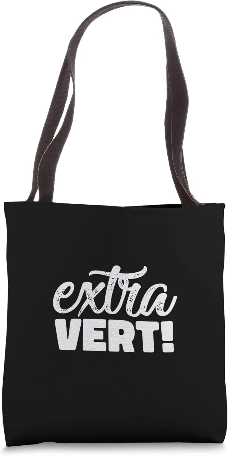 Extravert outgoing socially confident Tote Bag