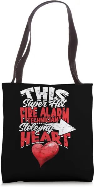 Fire Alarm Technician Wife Fire Alarm Technician Tote Bag