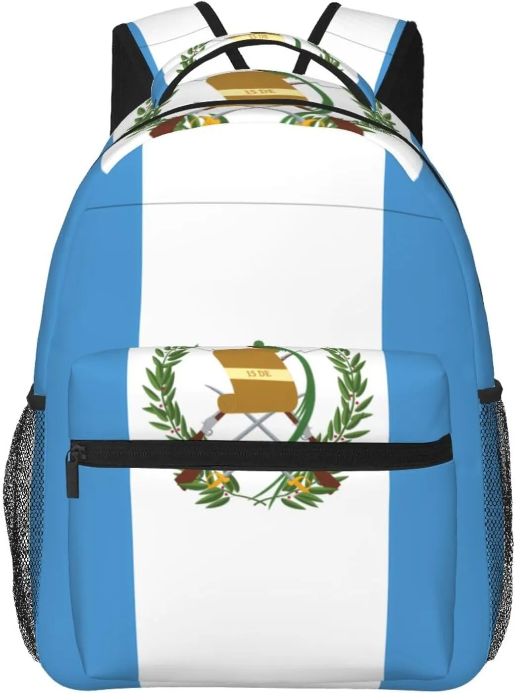 Flag of Guatemala Backpack, suitable for light travel, daily multi-purpose bag, suitable for commuting, cycling, work