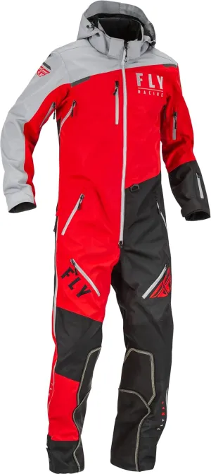 Fly Racing 2023 Cobalt Shell SB Monosuit (Red/Grey, X-Large)