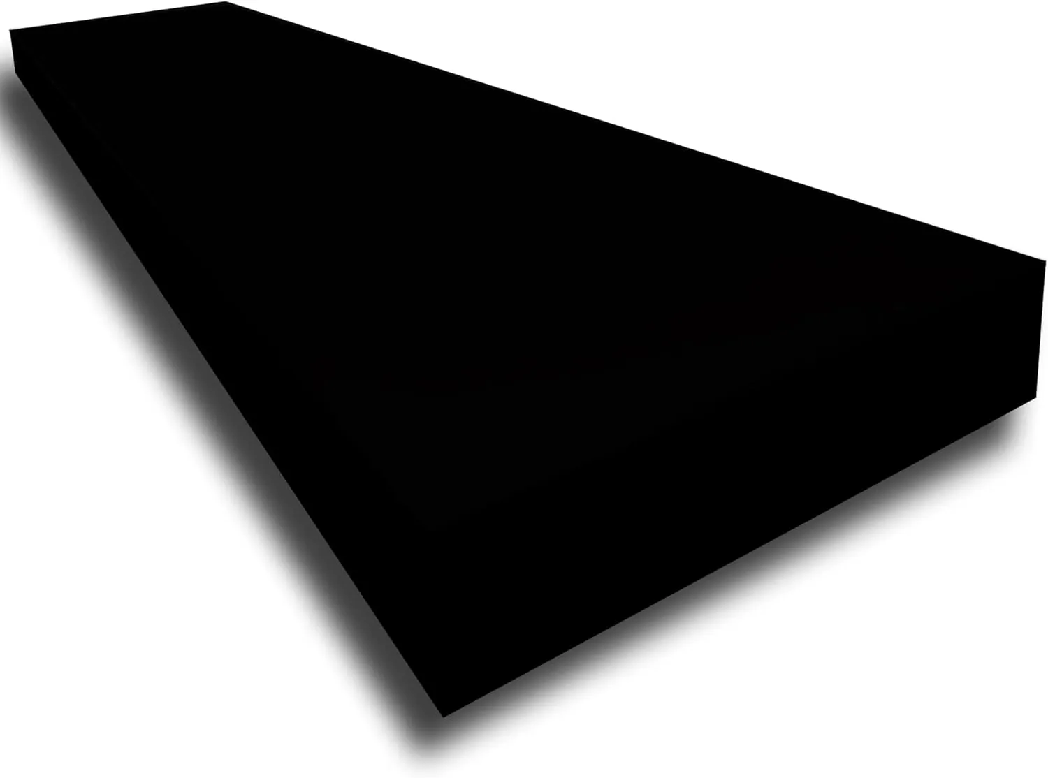 FoamTouch 3" Height x 48" Width x 72" Length Camper/RV bunk Mattress (Foam Only) Charcoal -No Cover