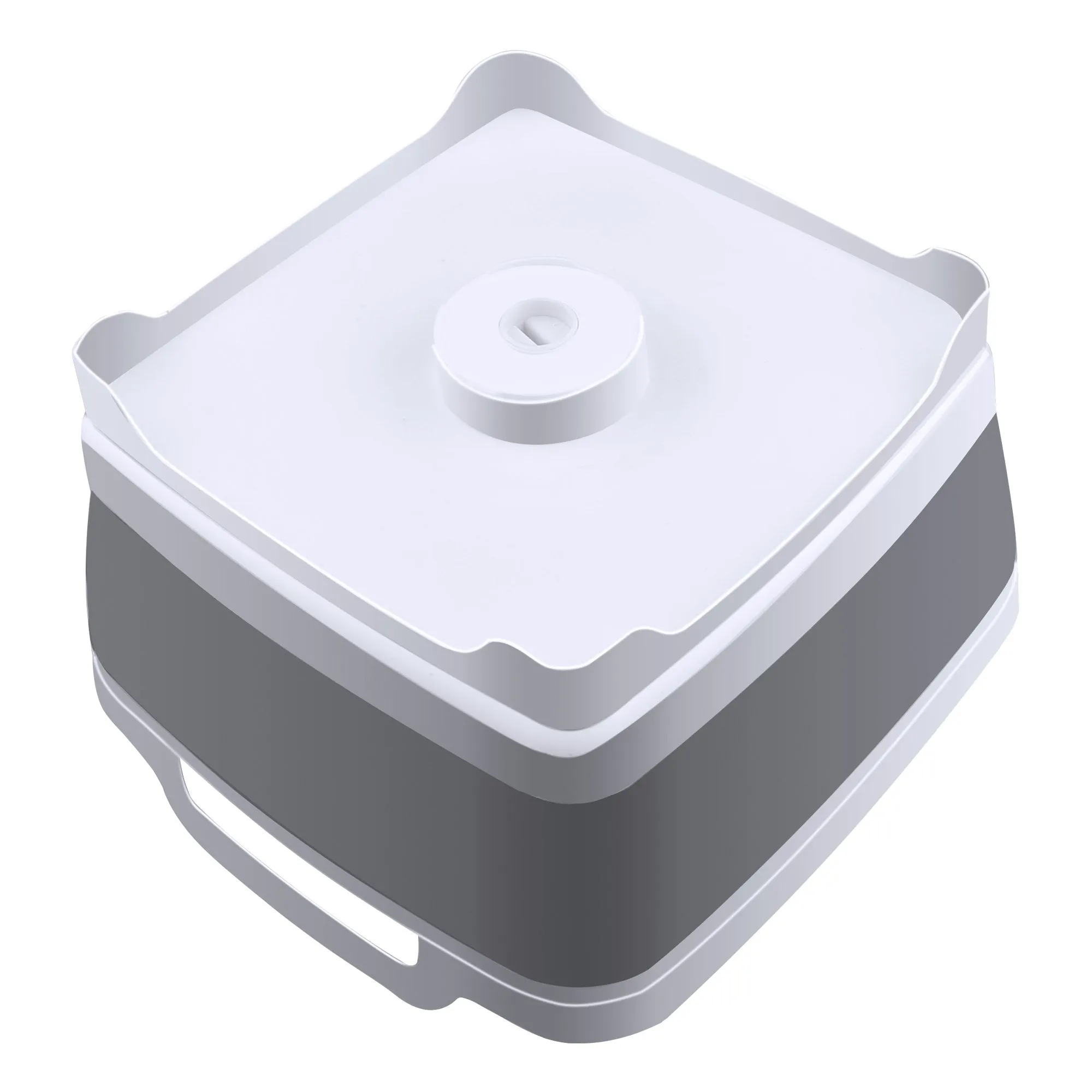 Foldable Dish Tub Washing Basin Collapsible Draining Pan Strainer Food Basket