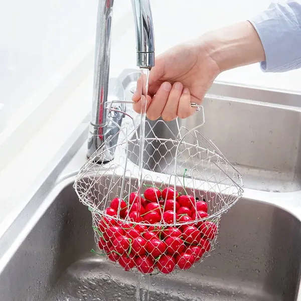 Foldable Fry Basket 17$ TODAY ONLY