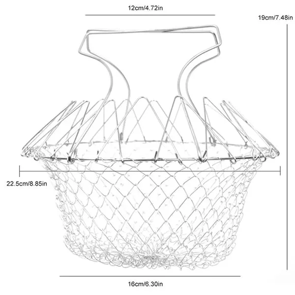 Foldable Fry Basket 17$ TODAY ONLY