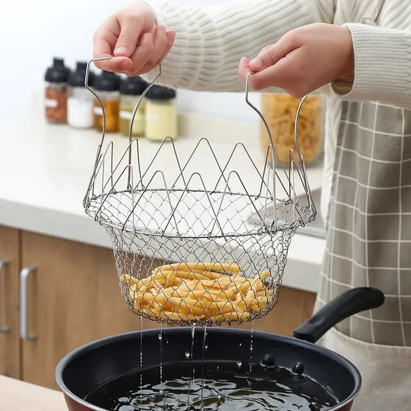 Foldable Fry Basket 17$ TODAY ONLY