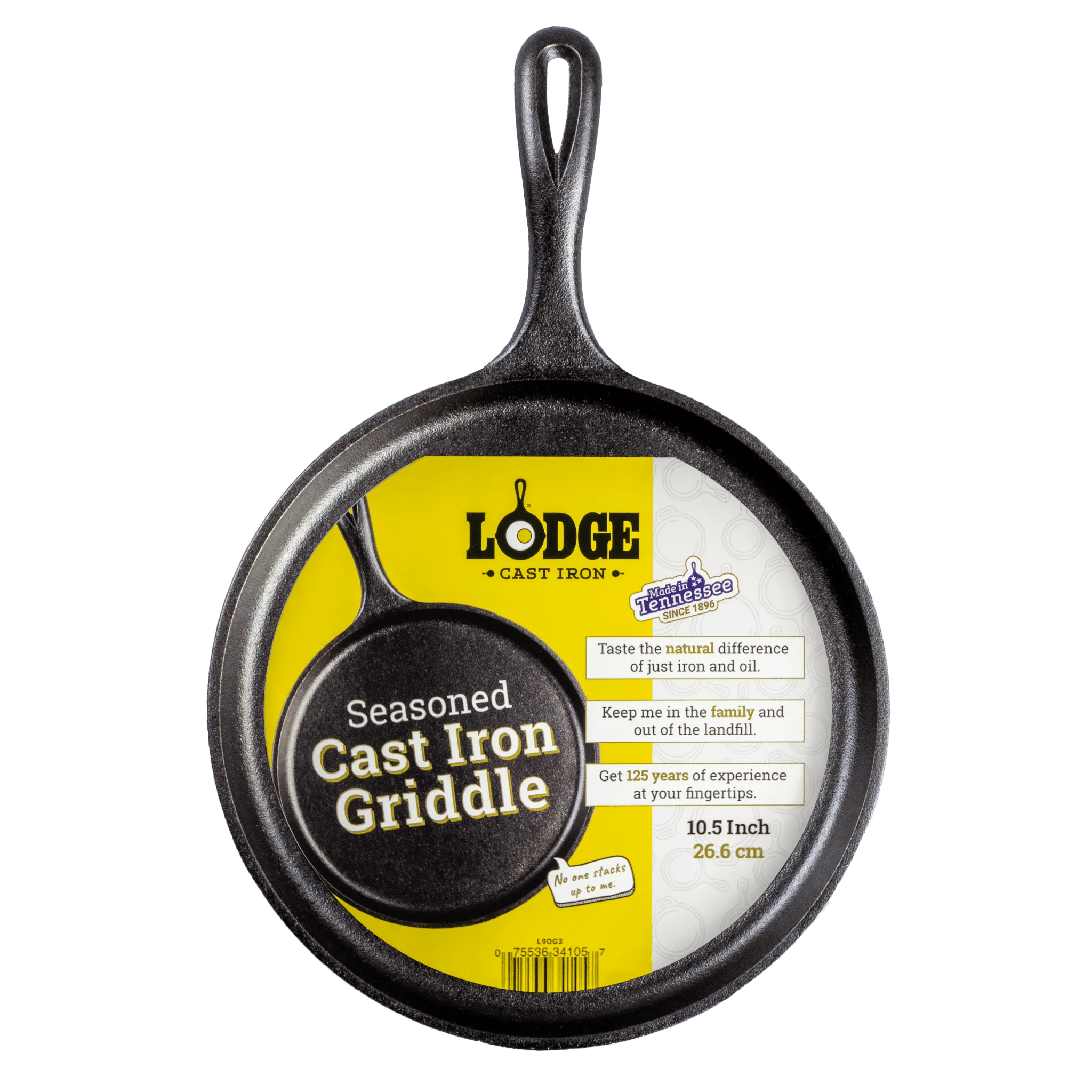 Free Shipping Lodge Cast Iron 10.5" Seasoned Griddle