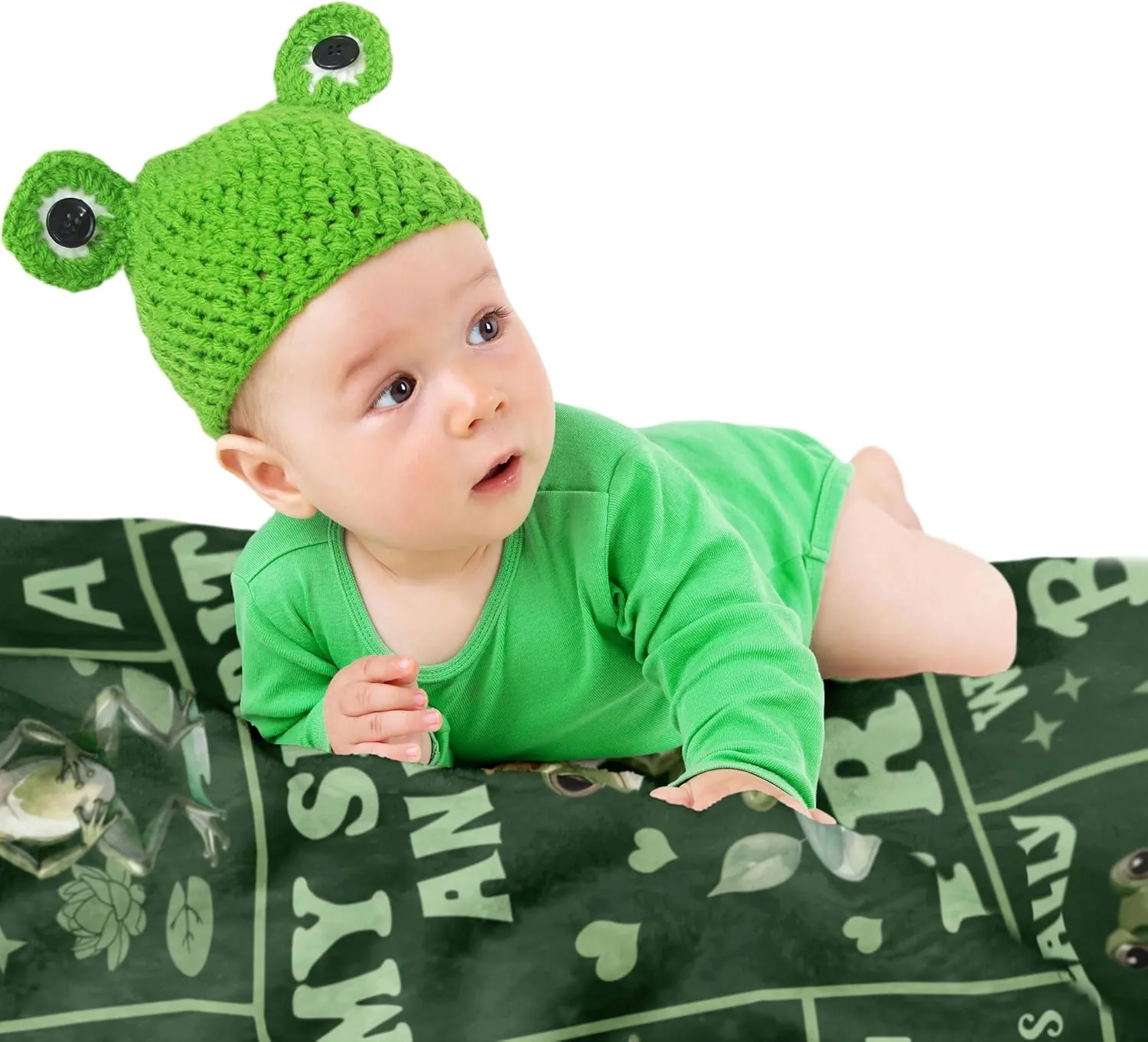 Frog Gifts, Frog Blanket 50" X 60", Frog Gifts for Women, Frog Themed Gifts, Frog Stuff, Funny Frog Gifts, Frog Birthday Decorations Throw