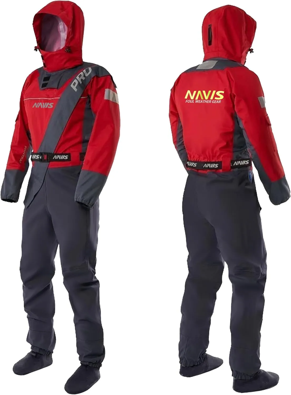 FWG Men's 3L-Gore Pro Tex Dry Suit – Waterproof, Breathable, Durable – Ideal for Extreme Conditions