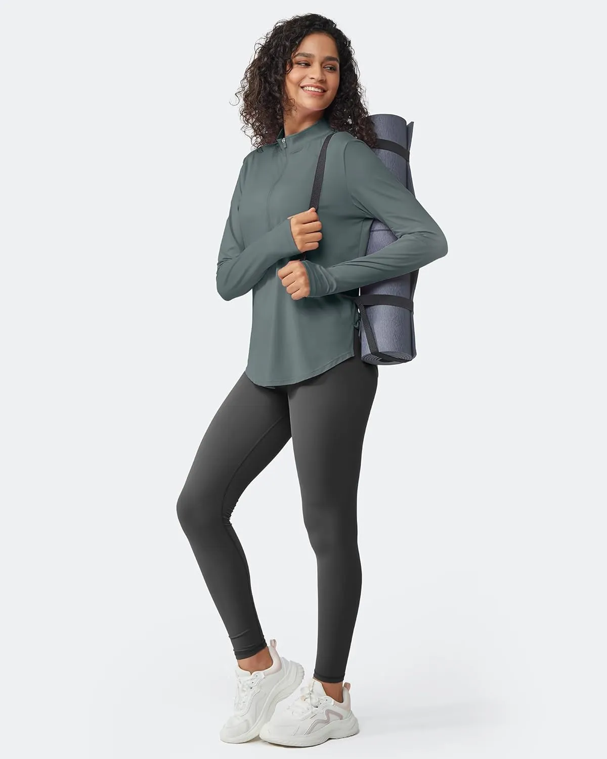 G4Free Womens UPF 50  Sun Shirts Lightweight Quick Dry Long Sleeve Workout Tops Lightweight Running Pullover