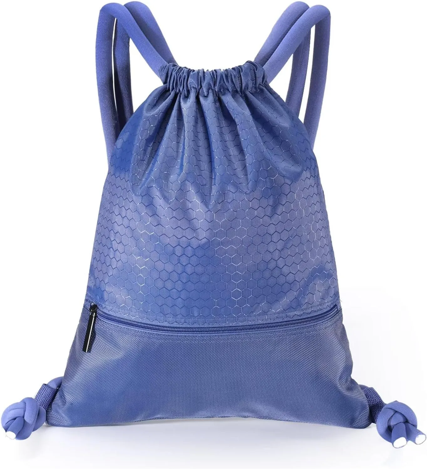 GAENMESH Drawstring Backpack Bag for Sports Lightweight Foldable Gym Bag with Sturdy Draw Cord Shoulder Strap Hiking Travel Camping