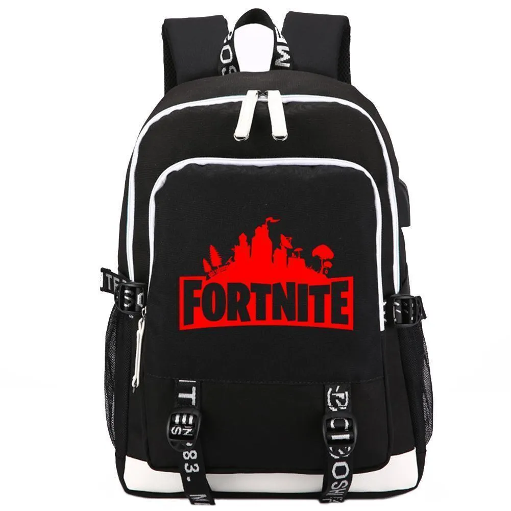 Game Fortnite Luminous USB Student Backpack CSSO086