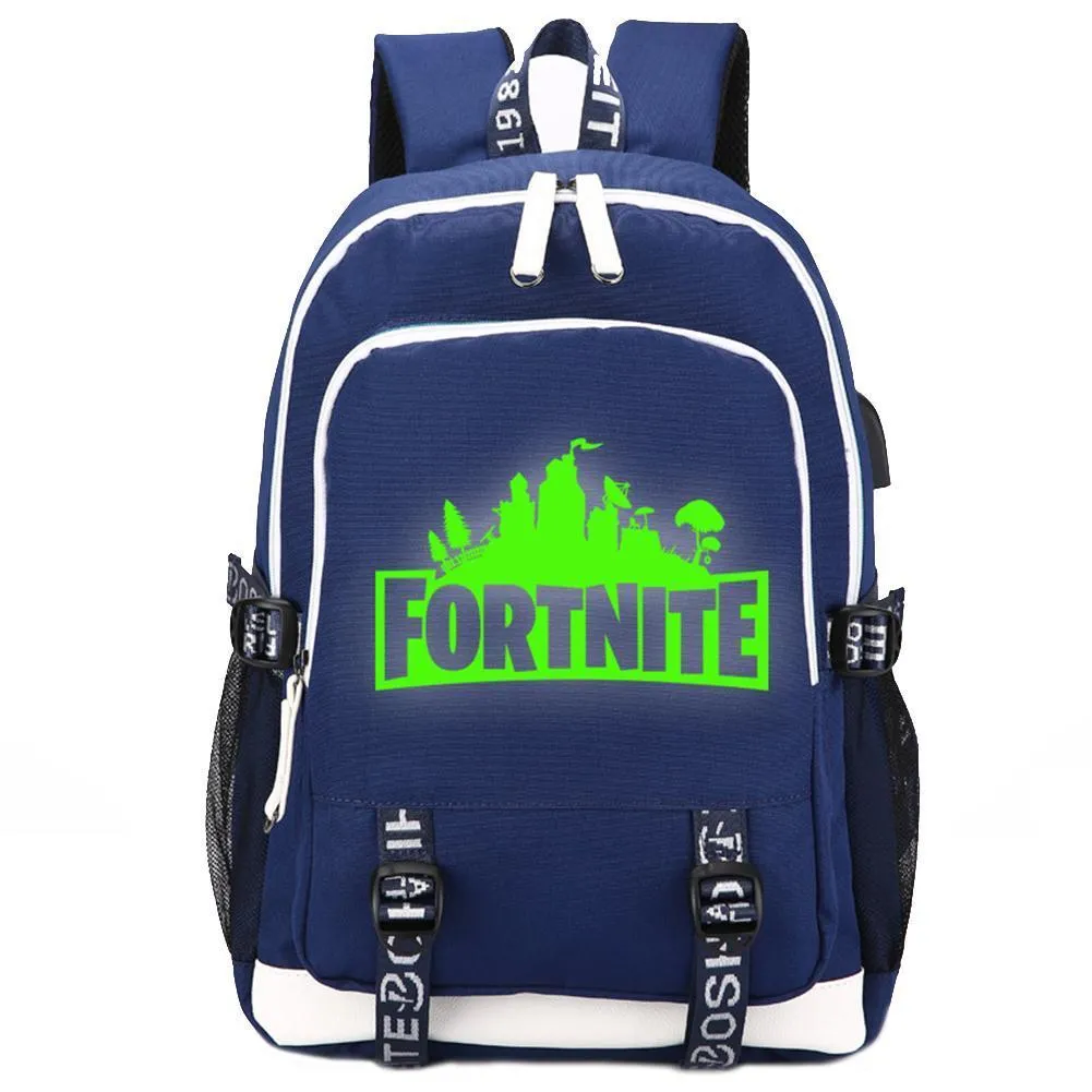 Game Fortnite Luminous USB Student Backpack CSSO086
