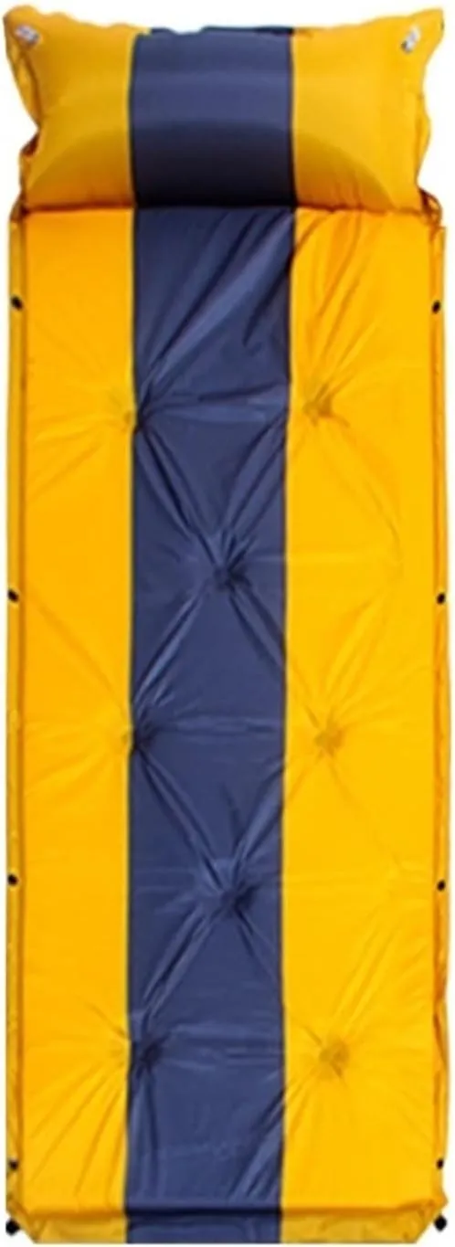 GaRcan Automatic Inflatable Sleeping Mat Outdoor Tent Mat Family Camping Bed Lunch Waterproof Mat (Single 3cm a)