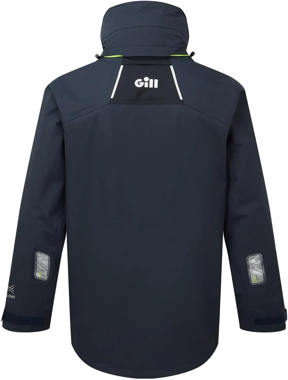 Gill Mens OS3 Coastal Sailing Jacket - Waterproof, Breathable & Stain Repellent