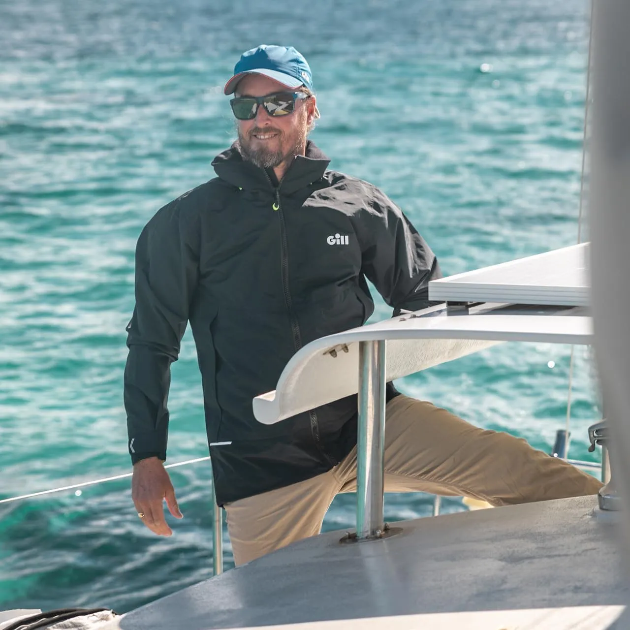 Gill Mens OS3 Coastal Sailing Jacket - Waterproof, Breathable & Stain Repellent