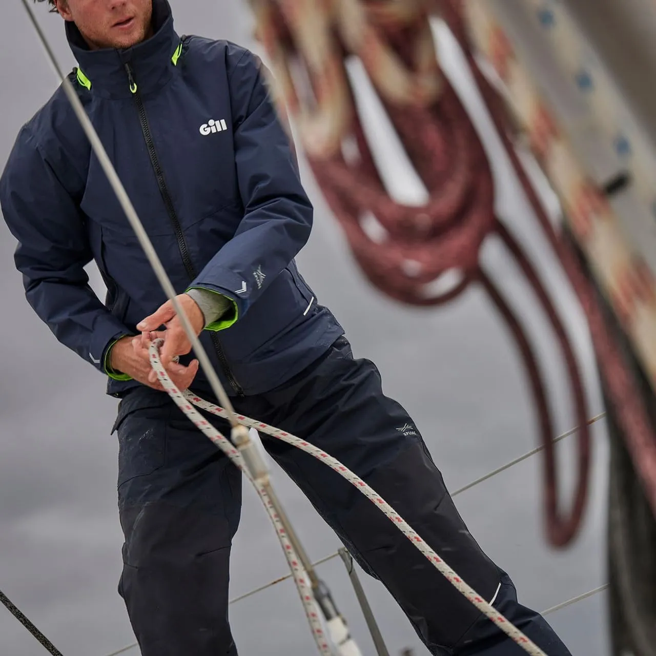 Gill Mens OS3 Coastal Sailing Jacket - Waterproof, Breathable & Stain Repellent