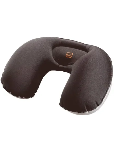 Go Travel 776 Compact Snoozer Inflatable neck pillow Black/Grey