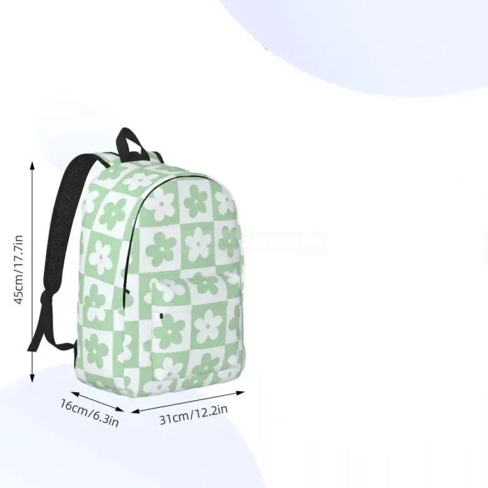 Green Flower Backpack