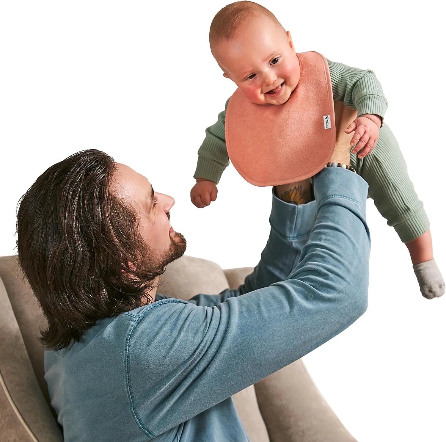 green sprouts Stay-dry Baby Bibs