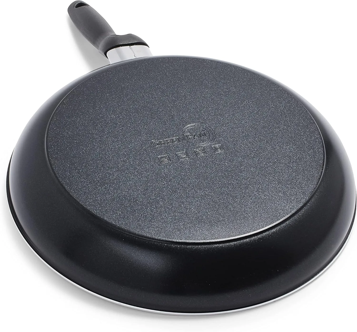 GreenPan Rio Healthy Ceramic Nonstick 20cm and 26cm Frying Pan Skillet Set, PFAS-Free, Dishwasher Safe, Black