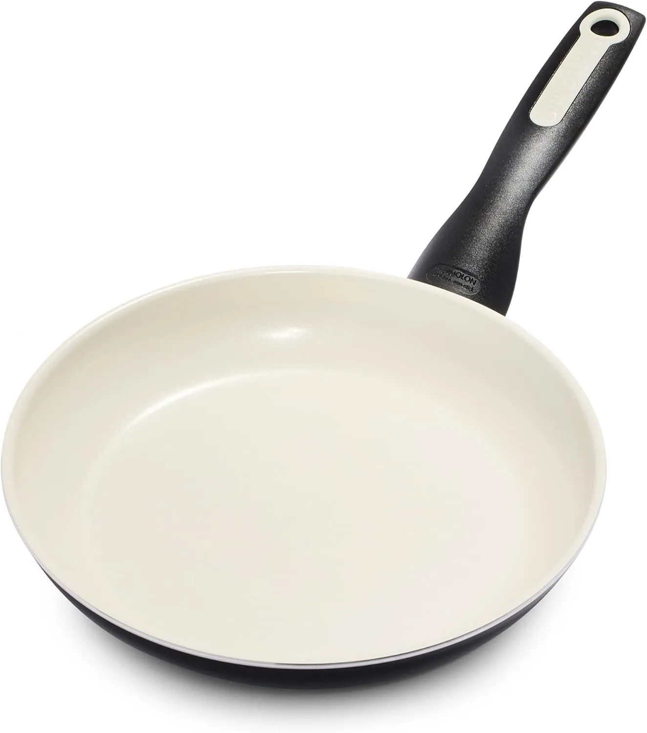 GreenPan Rio Healthy Ceramic Nonstick 20cm and 26cm Frying Pan Skillet Set, PFAS-Free, Dishwasher Safe, Black