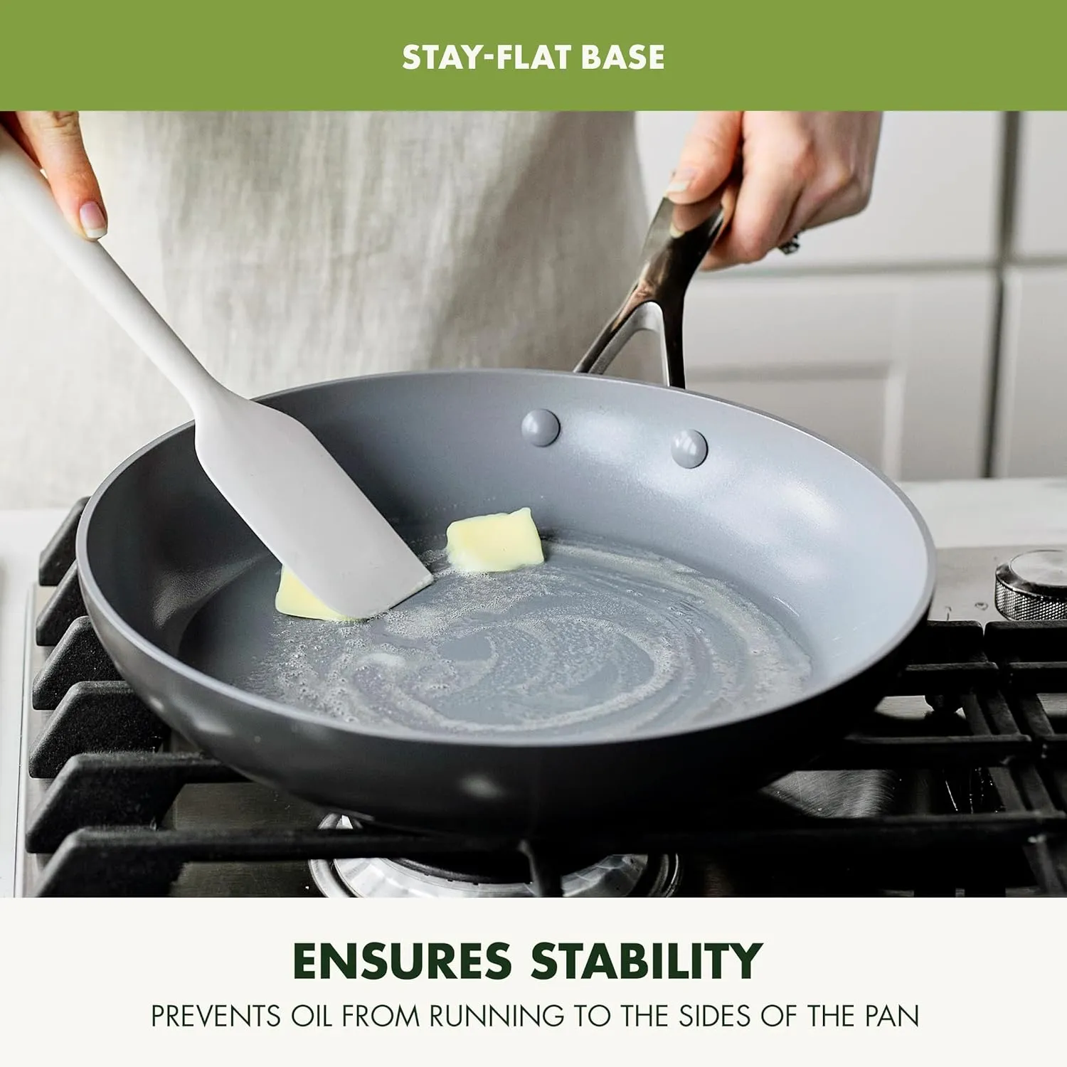 GreenPan Valencia Pro Hard Anodized 3 Piece Fry Pan Skillet Set, Ceramic Nonstick 8" 9.5" and 11" Induction Suitable Frying Pans, PFAS-Free Cookware, Dishwasher Safe, Oven and Broiler Safe, Gray